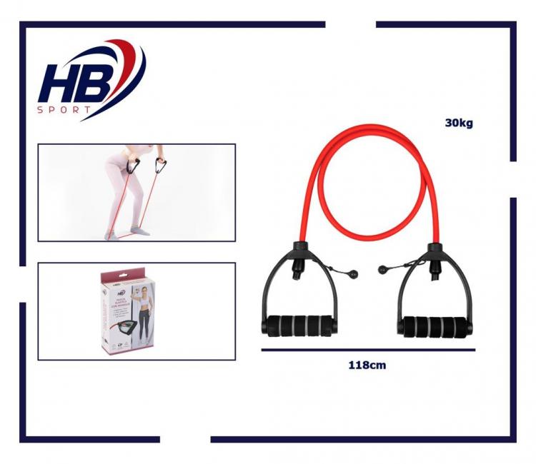 WIDERSTANDSBAND ELASTISCHES BAND EXPANDER FITNESSSEIL PILATES YOGA | 30KG