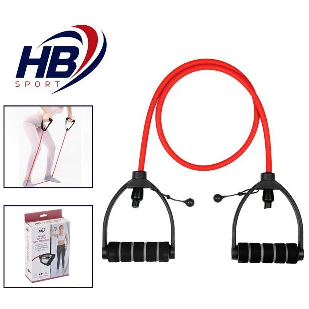 WIDERSTANDSBAND ELASTISCHES BAND EXPANDER FITNESSSEIL PILATES YOGA | 30KG