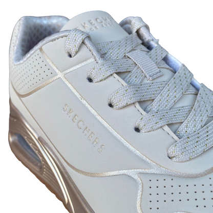 Skechers scarpa sneakers da ragazza  Uno Gen1 Cool Heels 310538L/NAT naturale