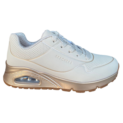 Skechers scarpa sneakers da ragazza  Uno Gen1 Cool Heels 310538L/NAT naturale
