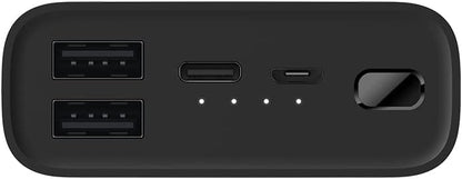 Xiaomi Mi Power Bank 3 Ultracompact Universale Ricarica Smartphone Cellulare Usb