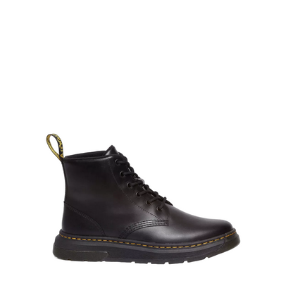 Dr. Martens Crewson Chukka Stivale Nero - Pelle Pull Up Leggero Uomoo
