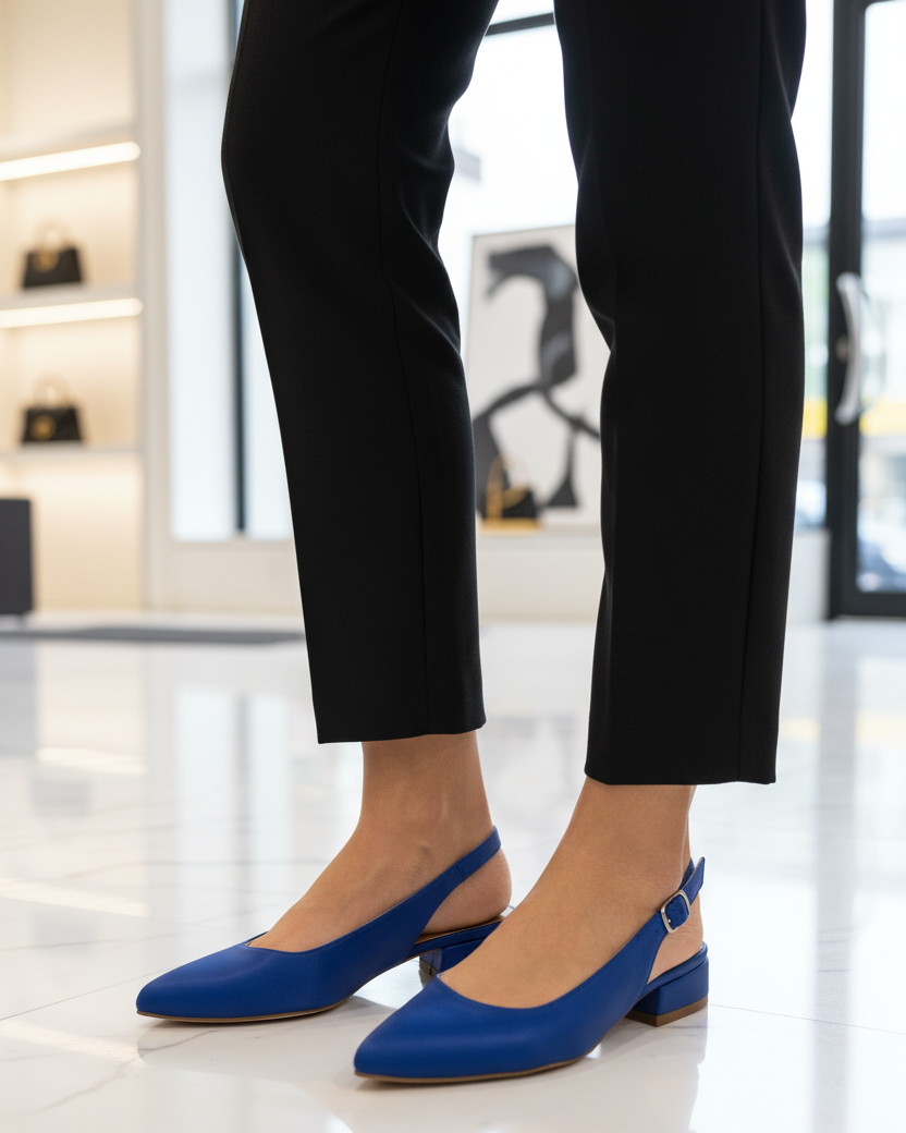 Morablu 3191 Sol Soft Bluette Sandalo Basso Tacco 20