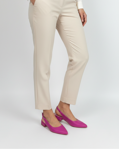 Morablu 3191 Sol Soft Fuxia Sandalo Basso Tacco 20