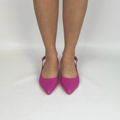 Morablu 3191 Sol Soft Fuxia Sandalo Basso Tacco 20