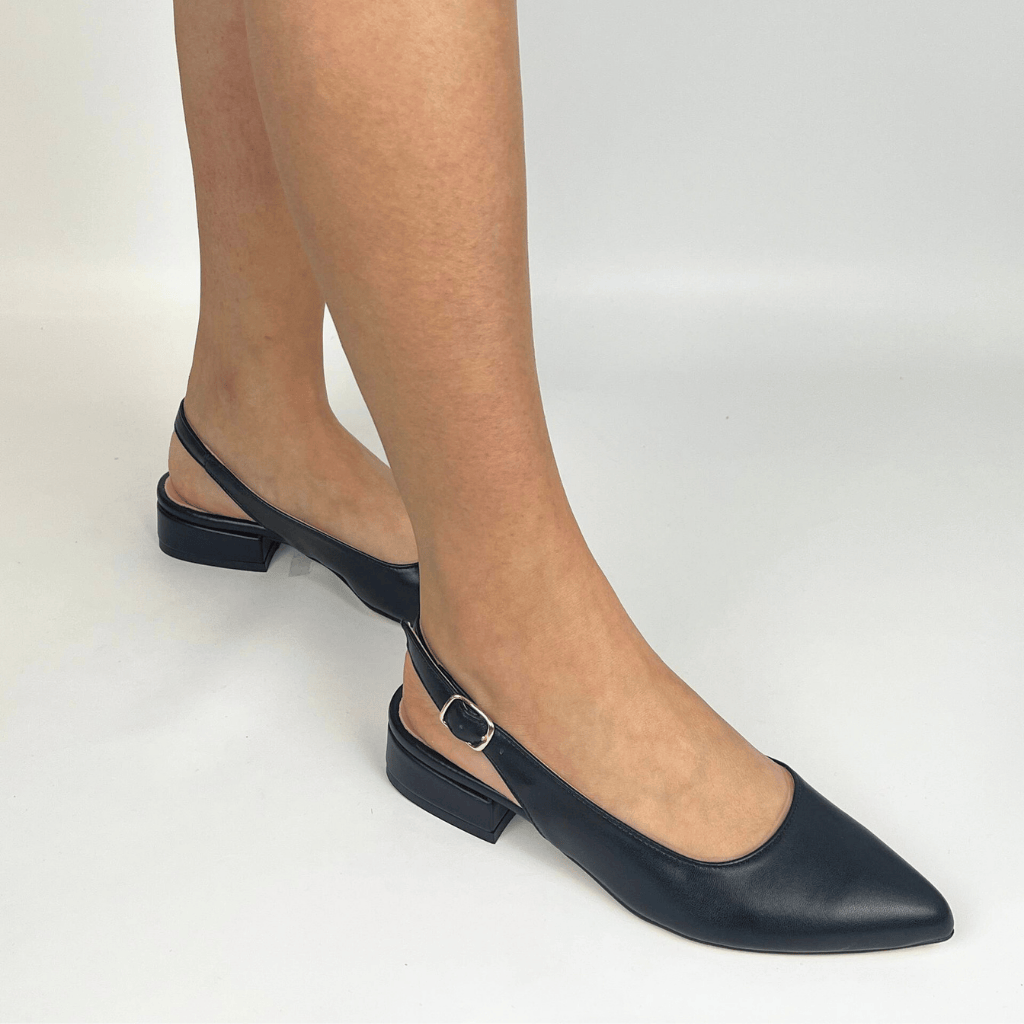 Morablu 3191 Sol Soft Nero Sandalo Basso Tacco 20