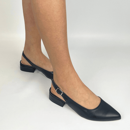 Morablu 3191 Sol Soft Nero Sandalo Basso Tacco 20
