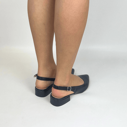 Morablu 3191 Sol Soft Nero Sandalo Basso Tacco 20