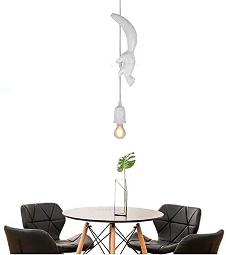 Pendelleuchte Eichhörnchen Weiß LED E27 Lampenfassung Modernes Wohnzimmer Schlafzimmer