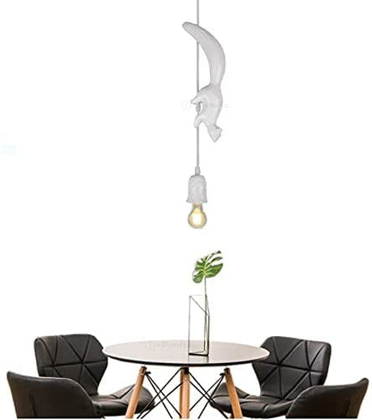 Pendelleuchte Eichhörnchen Weiß LED E27 Lampenfassung Modernes Wohnzimmer Schlafzimmer