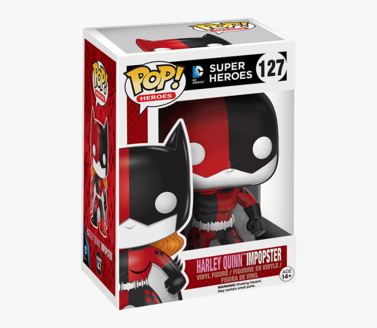 Funko Pop Super Heroes 124 Harley Quinn Impopster Vinyl Action Figure Collezione
