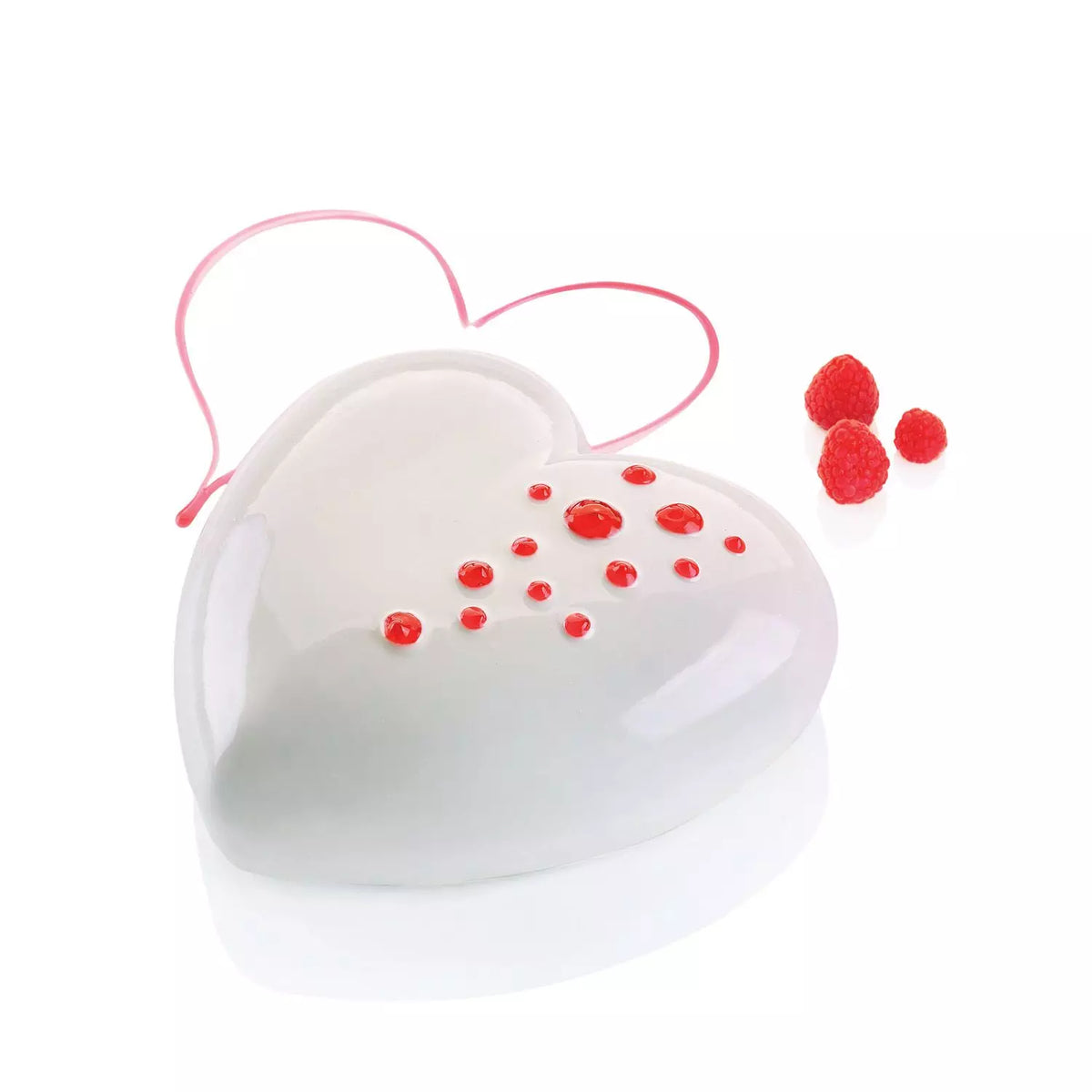 TI AMO - STAMPO IN SILICONE 170X164 H 63 MM + CUTTER