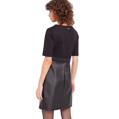 Gaudì vestito manica corta con borchie da donna 321BD14003 2001 nero