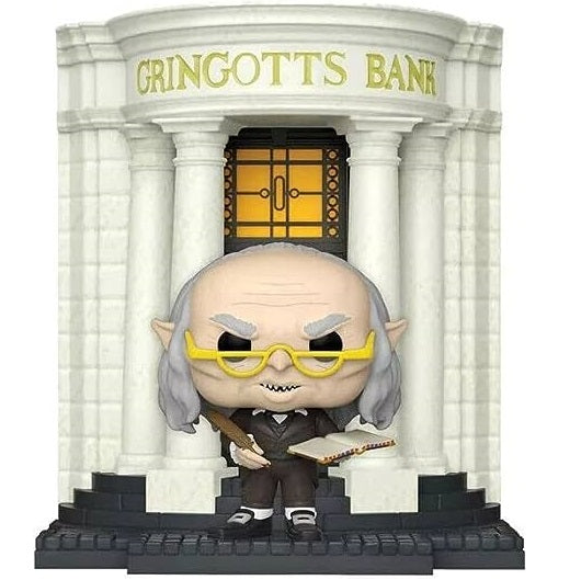 Funko Pop ! Deluxe Harry Potter (138) Gringotts Kopfgoblin mit Bank Special