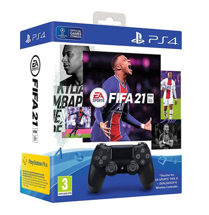 BUNDLE FIFA 21 PS4 ITALIENISCH + CONTROLLER V2 DUALSHOCK SCHWARZ V2 PLAYSTATION 4