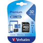 Verbatim Premium MicroSDHC Card 32 GB Micro SD Memory/Adapter V10 Class 10