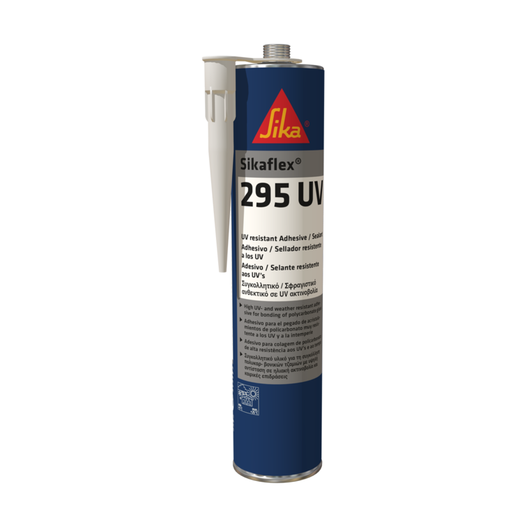 SikaFlex 295 UV 300ml Polyurethan-Klebedichtstoff elastisch Schwarz Weiß Boote