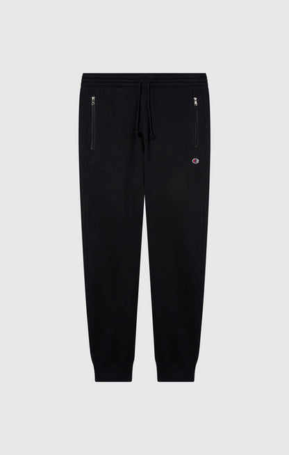 Champion pantalone sportivo da uomo con polsino 220300-KK001 nero