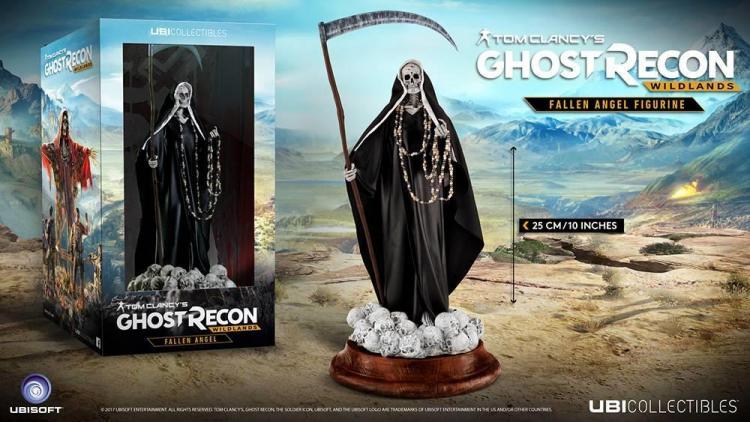 ACTION FIGUR - TOM CLANCY GHOST RECON WILDLANDS FALLEN ANGEL LIMITIERTE STATUE PS4