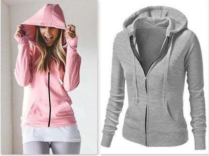 Felpa Giacca con cappuccio per donna