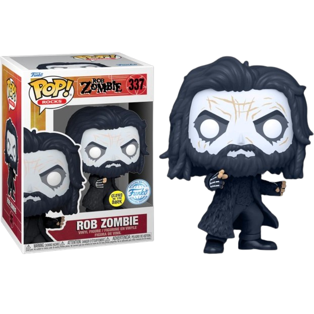 Funko Pop ! Rocks  Rob Zombie - (337) Rob Zombie Glows Special Edition Vinyl