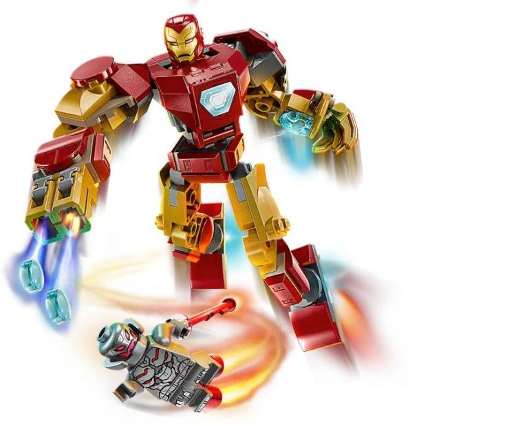 Lego - Marvel Avengers 76307 Iron Man Mech vs. Ultron - 6+ Bauspielzeug 101 Teile