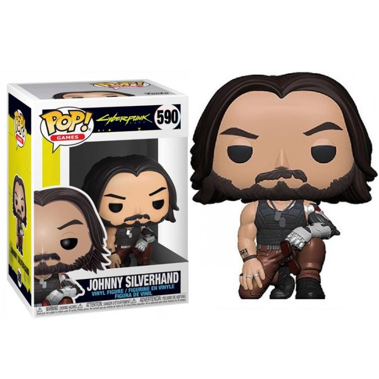 Funko Pop! Games - Cyberpunk 2077 - (590) Johnny Silverhand Vinyl Figur 9cm