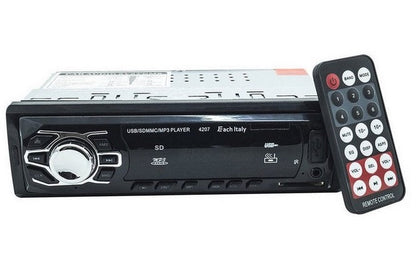AUTORADIO FM STEREO AUTO MP3-PLAYER USB SD-KARTE AUX-EINGANG WMA RADIO 4104