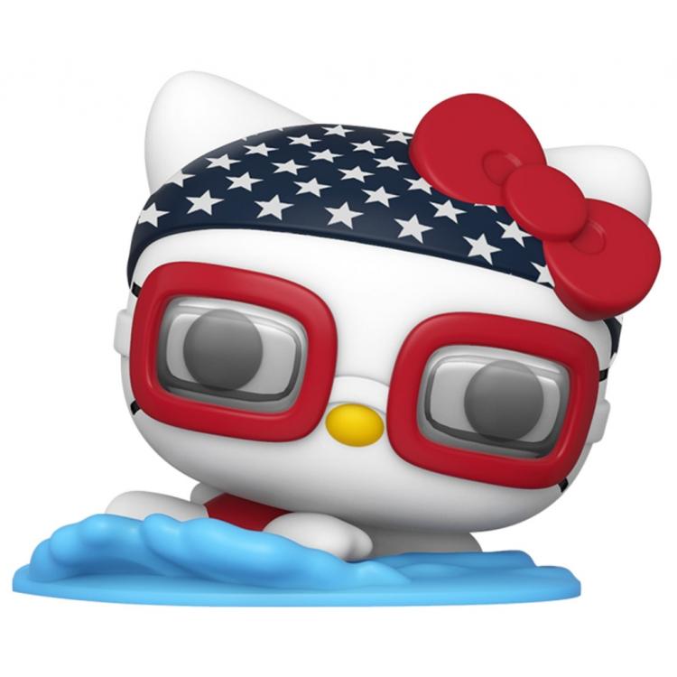 Funko Pop! Hello Kitty Team USA - (34) Hello Kitty (Swimming) Sanrio Figur 9Cm