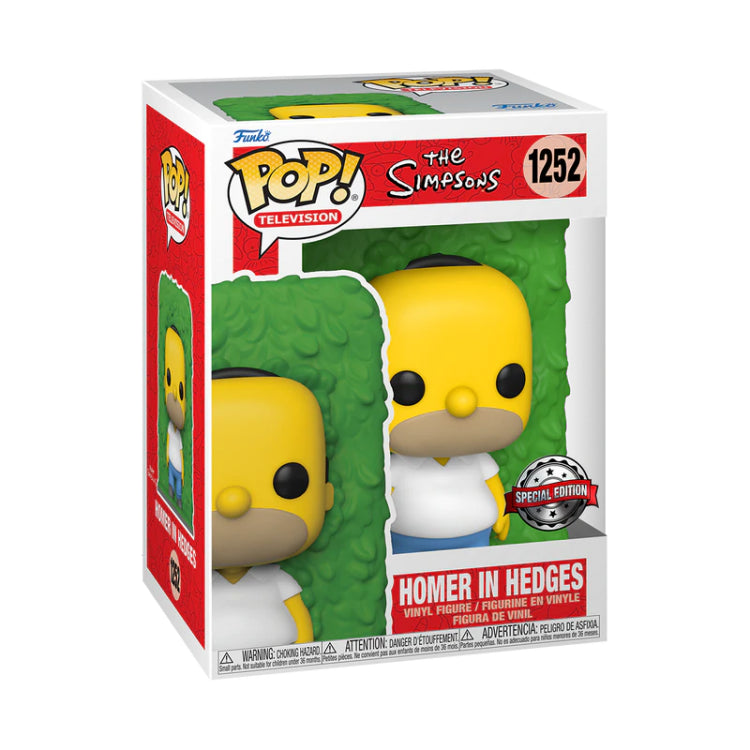 Funko Pop! TV The Simpsons – Homer In Hedges (1252) Special Edition Simpson 9cm