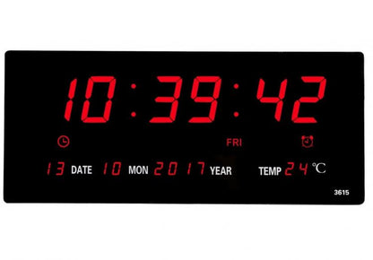 LED-Datumsanzeige Kalender Digitaldisplay Datum Temperatur Wanduhr Büro