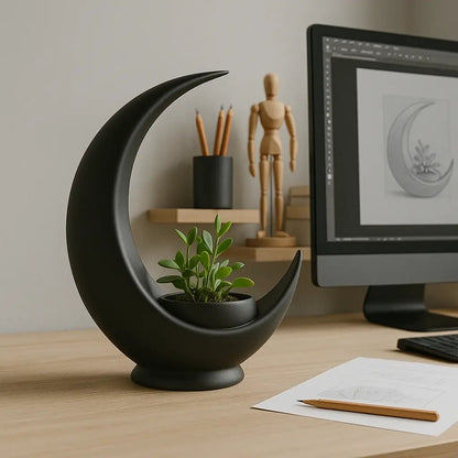 LUNARA: Home Decor Fioriera Lunare da Interno