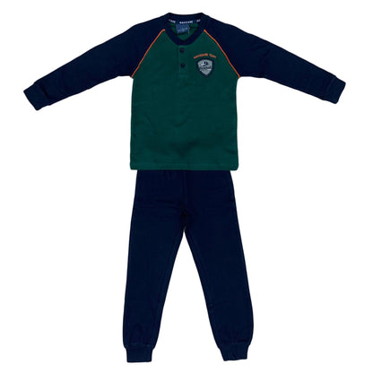 Pigiama serafino invernale maniche lunghe cotone Navigare lungo bambino 3696