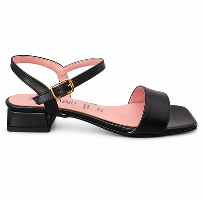 Morablu 3717 Sol Soft Nero Sandalo Basso Tacco 10