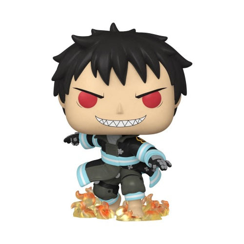 Funko Pop! Animation - Fire Force Shinra mit Feuer (981) Vinylfigur Anime 9 cm