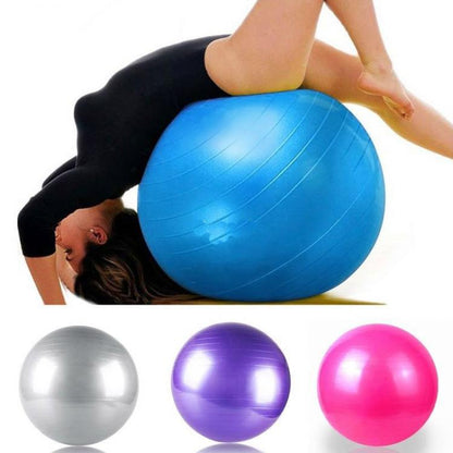 Aufblasbarer Gymnastikball für Übungen im Fitnessstudio und Yoga