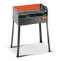 Ferraboli Barbecue Ledro Charcoal Wood Brazier With 58X37 Minigrill Grill