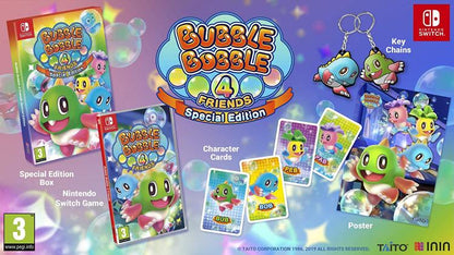 BUBBLE BOBBLE 4 FRIENDS SPECIAL EDITION NINTENDO SWITCH KUGELPUZZLE NEU