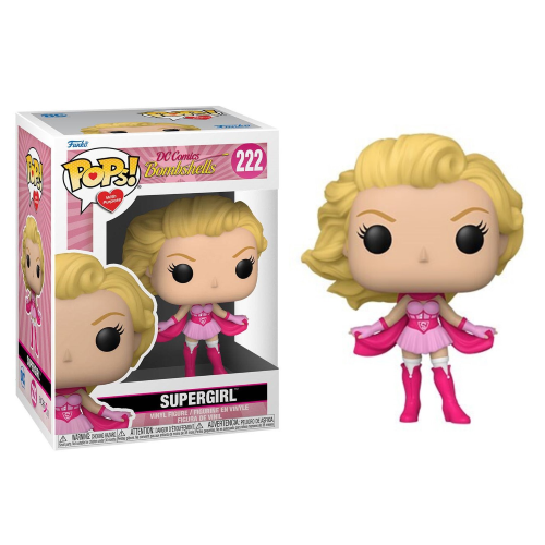 Funko Pop! DC Comics Bombshells Supergirl (222) Puppe Mädchen Pink Figur Vinyl