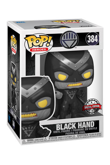 Funko Pop! Heroes - DC Comics - (384) Black Lantern - Exm Vinylfigur 9cm