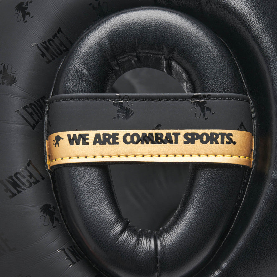 Leone Casco Boxe DNA CS444 Nero: Protezione Anti-Shock e Stile Elegante