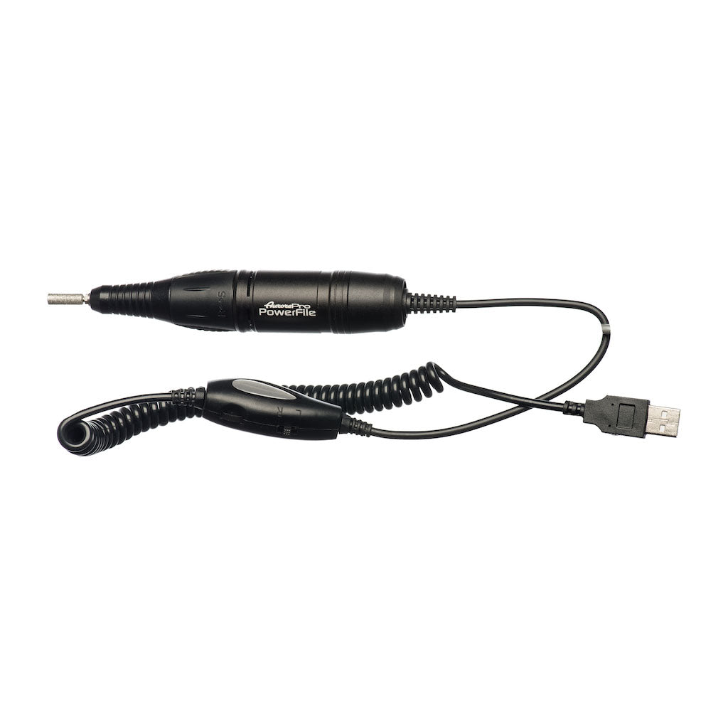 Aurore Pro Mikromotor PowerFile Kompakt mit USB-/Netzstromversorgung 25.000 U/min