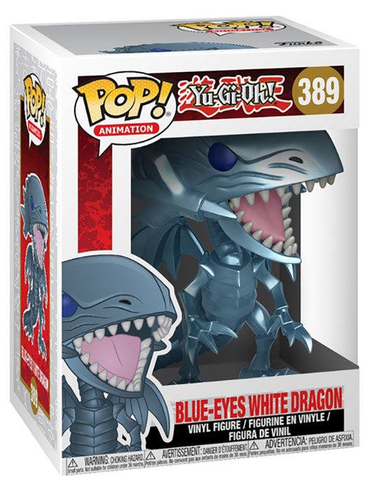 Funko Pop! Animation – Yu-Gi-Oh (389) Blauäugiger Weißer Drache Vinylfigur 9cm