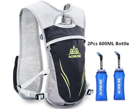 Zaino Running Idratazione Unisex per Maratona con Tasche Multiple