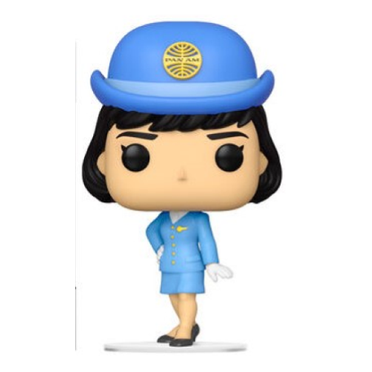Funko Pop Icons Pan Am 140 Stewardess Vinyl Figur Flugzeug Hostess Flug Film