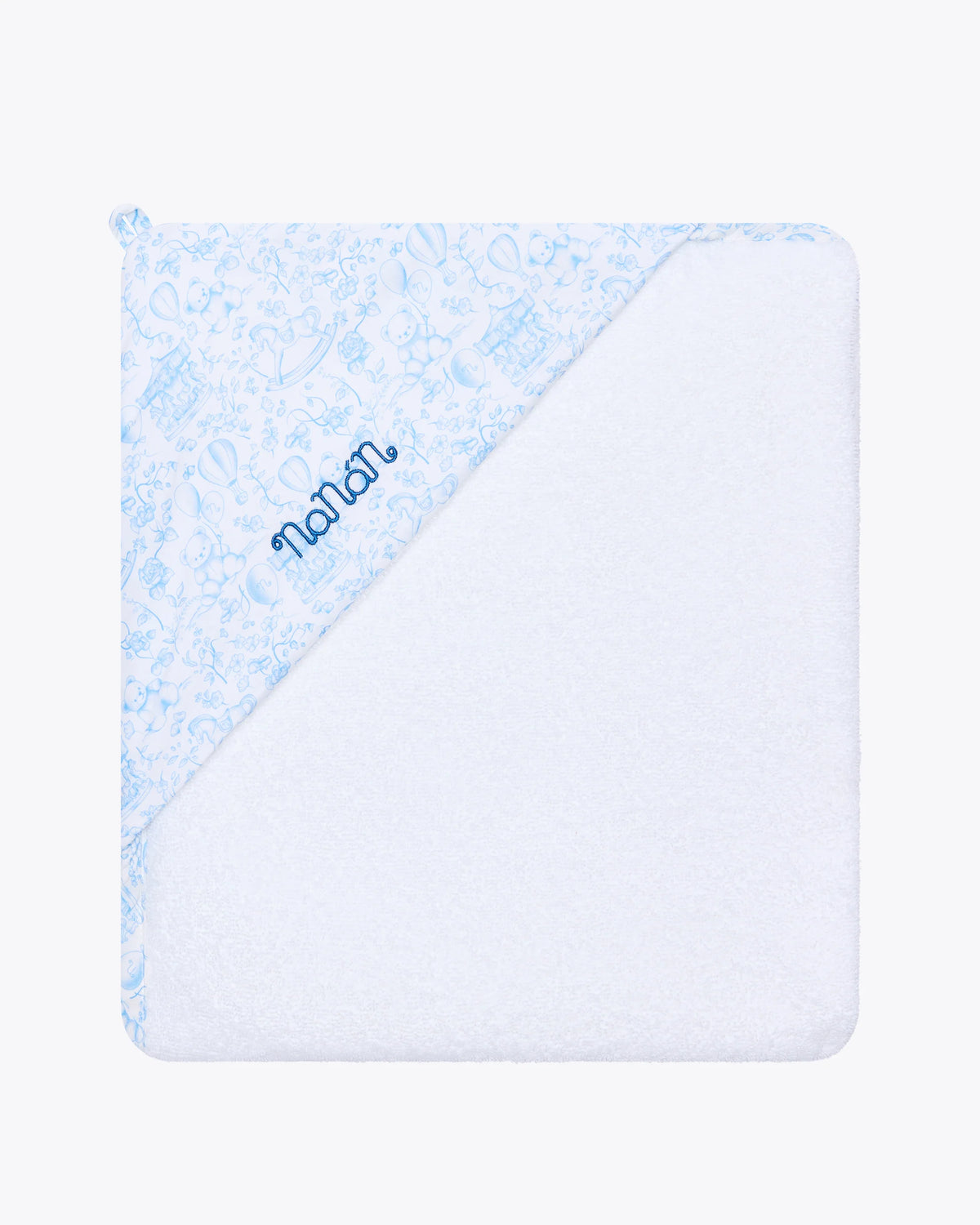 Accappatoio triangolo little dreamland blu