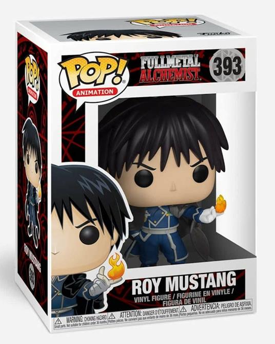Funko Pop ! Animation - Fullmetal Alchemist : Roy Mustang (393) Vinyl Figure 9Cm