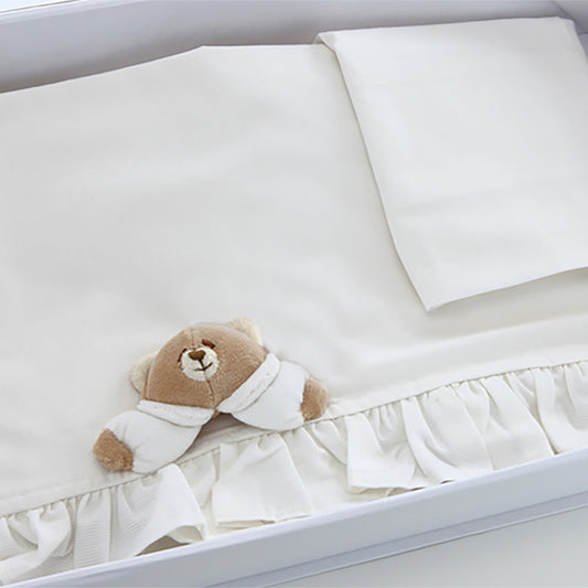 Set Lenzuola Letto 3 pezzi Tato Panna