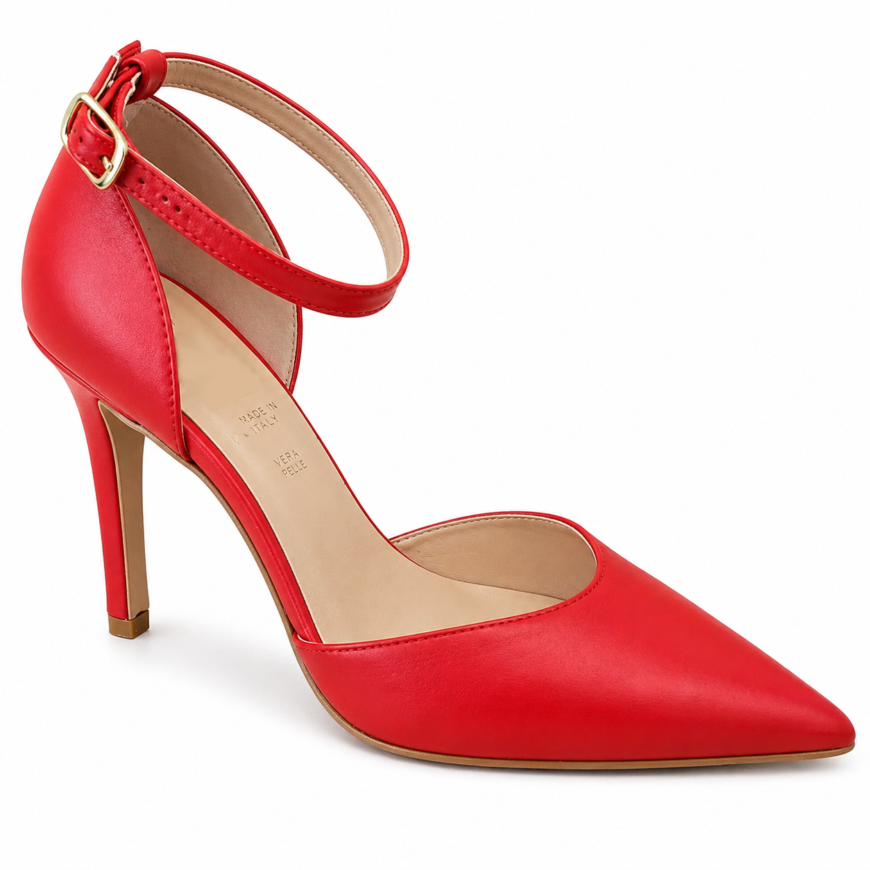 Morablu 3987 Pelle Rossa Tacco 100