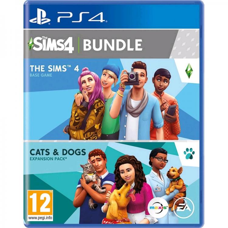 Die Sims 4 + Die Sims Hunde und Katzen Bundle PS4 Spiel Neu Deutsch